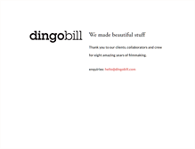 Tablet Screenshot of dingobill.com